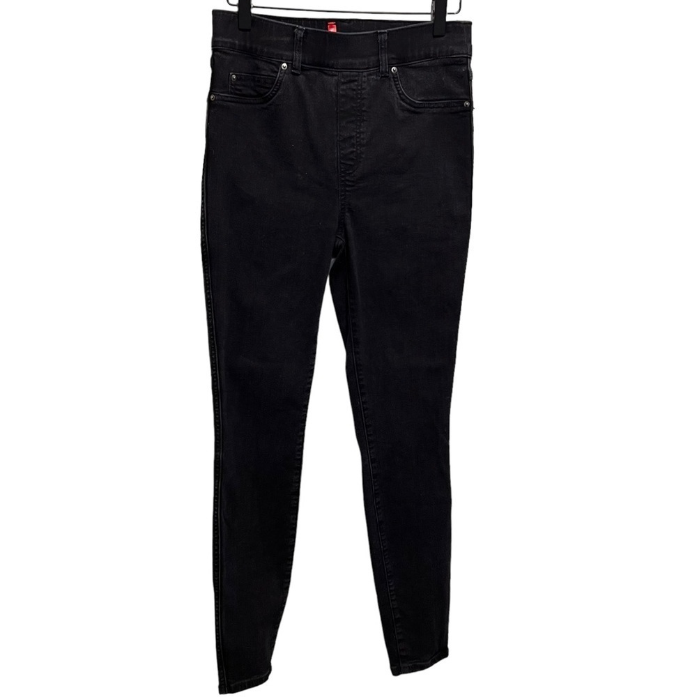 SPANX Jean-ish Ankle Denim Leggings Faded Black Size Small